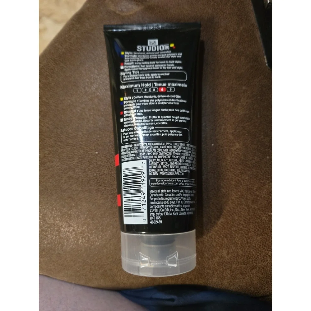 LOreal Studio Line Mega Hair Gel Ultimate Control Max Hold High Shine 6.8 Ounce